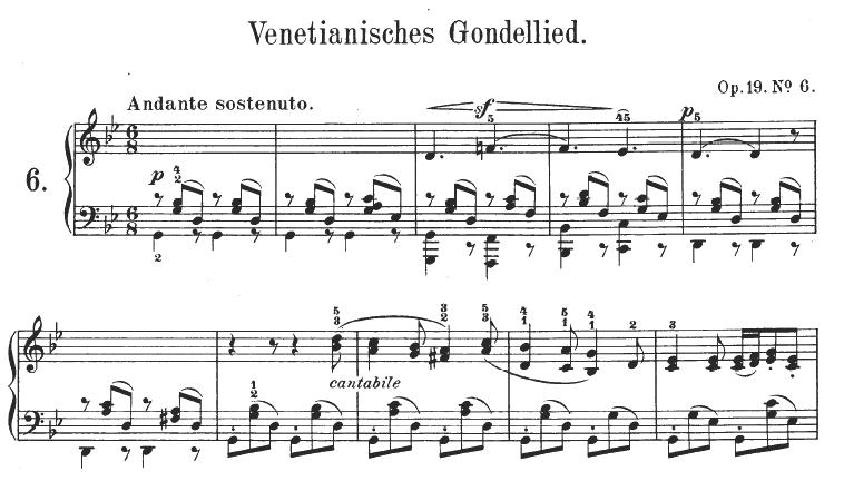 Ноты Мендельсон Песня Без Слов 32