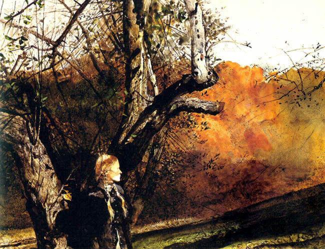 Andrew Wyeth - Autumn (1984) /   - 